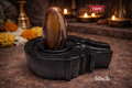 Ultra Rare Multi-Line Narmadeshwar Shivling with Carved Jaladhari – Trishakti Energy, Protection & Prosperity