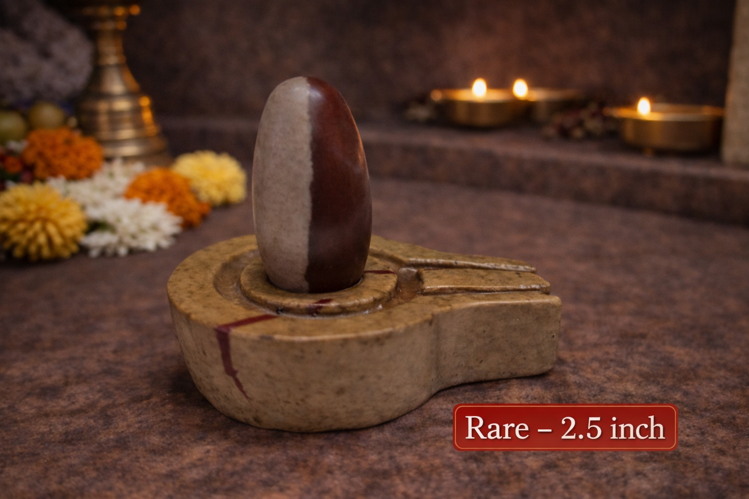 Rare Ardhanarishwar Narmadeshwar Shivling – 2.5 Inch