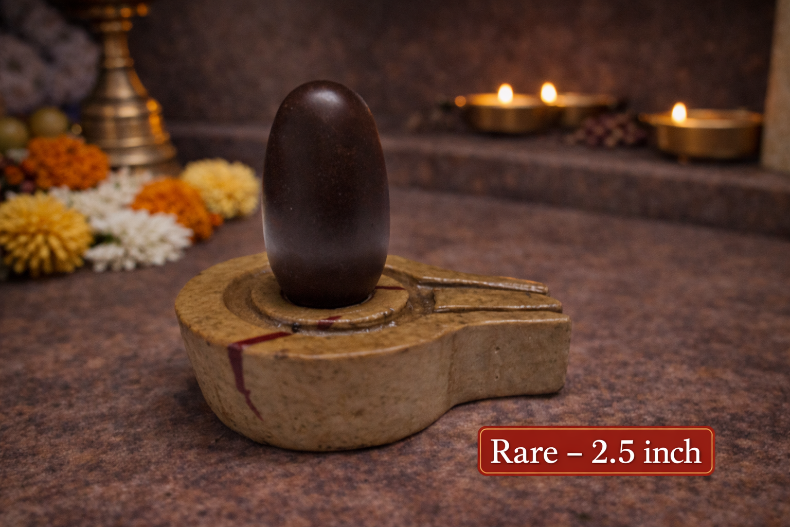 Narmadeshwar Shivling – 2.5 Inch (
