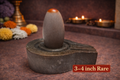 Shivling with Golden Crown
