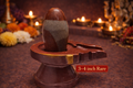 Rare Trinetra-Pattern Narmadeshwar Shivling — Symbol of Divine Awareness & Protection
