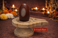 Rare Chandra–Bindu Narmadeshwar Shivling — Symbol of Divine Grace & Inner Calm